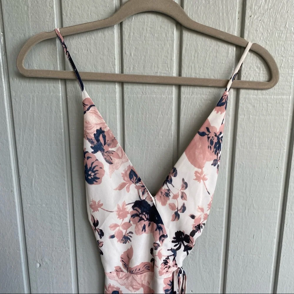 Yumi Kim Floral Midi Dress in Pink and Blue - Picture 6 of 14